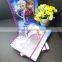 A5 double spiral cartoon notebook with elastic band