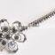 fashionable alloy crystal flower shape bobby pin