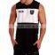 100% cotton Y-back mens gym singlet