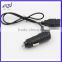 Hot selling electric car charger auto 12v male car cigarette lighter plug adapter with cable and USB connector