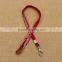Customized size logo lanyard printing machine polyester ribbon