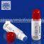Sponge top plastic bottle 30ml wholesale in China HDPE medicine liquid bottle