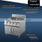 2000WX4 power 4 heads commercial stainless steel electric induction cooktop for hotel restaurant M435