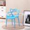 dining room plastic stackable public waiting chair