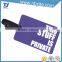 Factory direct sale rubber pvc travel luggage name tags