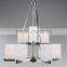 Black Stereo Shape Bronze Chandelier Lamp