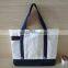 Plain colour with high capapcity carry canvas bag in shopping bags