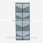 Convenient Advertising Double Literature Catalogue shelf/Netty Brochure Holder/Brochure Stand shelf with wholesale