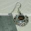 925 Sterling Silver Earring Smoky Nice Dangle for Best Gift This Christmas