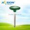 Solar garden lights to repel moles and groundhog
