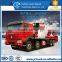 Most famous thick plate howo 8x4 truck with loading crane supplier