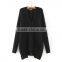 wholesale clothing v neck pure color sweater