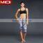 Factory cheap wholesale yoga wear with OEM service sublimation yoga capri pants for women