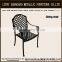 Hot Sale!! Cast aluminum  furniture dining chair