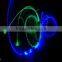 Fashion 3.5mm connector LED light glowing stereo earphone in ear headset with Microphone