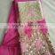 New african elegant sequin lace george fabric styles with blouse for dress                        
                                                                                Supplier's Choice