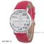 Creative Personalized Mathematical Formula Pink Leather Wrist Watch