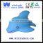 flashing blue dolphin LED glowing plastic bath toy with light