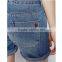 2015 women jeans denim shorts regular rise waist fit rolled hem nutural fading ladies shorts JXQ979