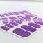 Custom shinning 3D pale pink caviars nail art sticker caviar mini beads nail decals manicure nail stcikers