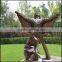 Large outdoor bronze figure sculptures European style couple copper sculpture