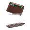 Top grain leather unisex gender credit car holder from Guangzhou manufacture