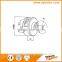 Yekalon Stainless Steel Railing Fitting Glass Clamp