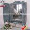 Decorative Farming Decoration Wood Shutter Mirror with Drawers