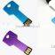 1G/2G/4G/8G metal key usb flash drive 2.0, logo free silver key usb, cheap usb key wholesale