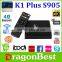 2016 K1 Plus Amlogic S905 with DVB T2/S2 hot selling 2016 Android STB /DVB/tv box quad core 5.1 OS