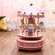 Wooden Mechanism Carousel Music Box