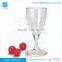 Acrylic/MS Clear 384ml/591ml Transparent Barware Plastic Wine Glass