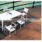 Factory hotselling white aluminum cheap outdoor garden furniture