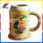 German Souvenir Roast flowers Cheap Ceramic Beer Mug