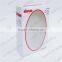 2016 new design paper gift packing customer logo printed cosmetic box with window for makeup brush