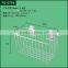 Slotted wall Rinse Metal Wire Baskets for Kitchen Sink