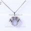 wholesale fashion women essential oil diffuser necklace love heart locket pendant