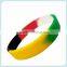 Christmas elastic colorful band silicone friendship bracelets rainbow