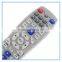newest top sales 52 keys 52 buttons set top box remote control top ay dvte-206AS1 with learning function