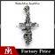 316l stainless steel mens snake pendant biker cross new design pendant Guangzhou high quality pendant