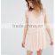 Guangzhou Women clothes factory 15 year girl without dress , casual tiered dress Wholesale