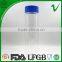 PET disposable clear round 1L plastic mineral water bottle
