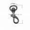 Black Carabiner Snap Hook Dog Collar Clips