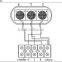 300mm car parking led traffic signal lights
