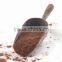 organic alkalized cocoa powder in dark brown