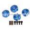 Aluminum 5.0/6.0/7.0/9.0/11.0 Wheel Hex Drive With Pins & Screws 4pc For HSP/HPI/Taniya