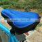 Blue Silicone Cycling Bike Bicycle Soft Thick Gel Saddle Seat Cover Cushion Pad