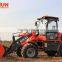 Everun Brand Mini Garden Wheel Loader With Grass Forks/ Auger/ Cutter Head