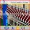 white plastic coated Triangle bended welded wire mesh fence for backyard fence