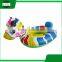 custom inflatable animal shaped baby swimming boat/ring
